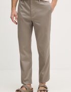 Emporio Armani pantaloni regular bărbați din bumbac cu elastan