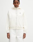 Fred Perry hanorac cu fermoar pentru femei din bumbac