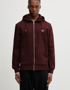 Fred Perry hanorac cu fermoar și glugă bărbătesc din bumbac