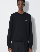 Fred Perry pulover de lână Classic Crew Neck Jumper