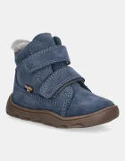 Froddo cizme de iarnă pentru copii din piele întoarsă ZERU TEX FURRY BAREFOOT