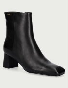 Furla botine pentru femei din piele Solid