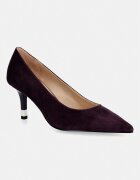 Furla pantofi cu toc stiletto din piele întoarsă Aria