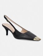 Furla pantofi cu toc stiletto din piele Metal Decollete