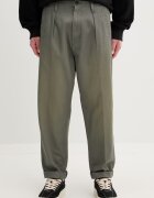 G-STAR pantaloni pentru bărbați din bumbac Pleated Chino Relaxed Tapered
