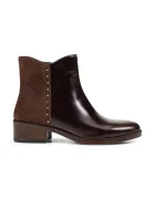 Geox botine cu toc jos pentru femei din piele D CAMEXIA