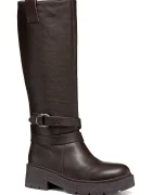 Geox botine cu toc jos pentru femei din piele D EIVETTE