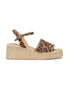Geox espadrile wedges pentru femei din piele D ALEMERIA
