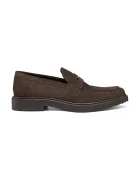 Geox loafers slip-on pentru bărbați din piele întoarsă U MASSIMIANO