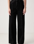 Gestuz blugi wide leg pentru femei