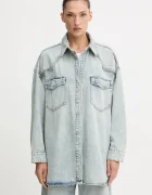Gestuz cămașă din denim