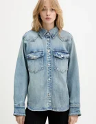 Gestuz cămașă jeans
