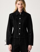 Gestuz cămașă pentru femei din denim