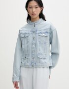 Gestuz geacă de blugi pentru femei din denim