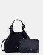 Gianni Chiarini geantă crossbody pentru femei din piele întoarsă DUA