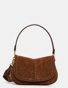 Gianni Chiarini geantă crossbody pentru femei din piele întoarsă HELENA ROUND