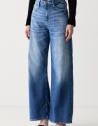 GUESS blugi wide leg pentru femei BELLFLOWER