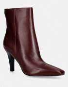 GUESS botine cu toc cui pentru femei din piele RAFFA