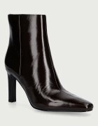 GUESS botine cu toc înalt pentru femei din piele HEBELLA