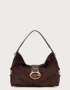 GUESS hobo bag pentru femei cu imitație de piele întoarsă CAMDEN