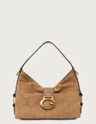 GUESS hobo bag pentru femei cu imitație de piele întoarsă CAMDEN