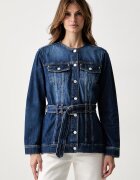 GUESS jachetă pentru femei din denim YUNA