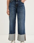 GUESS JEANS blugi wide leg pentru femei