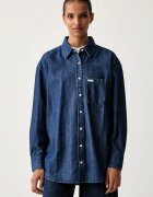 GUESS JEANS cămașă de damă din bumbac