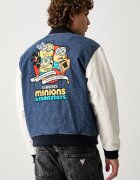 GUESS JEANS geacă bomber pentru bărbați din denim