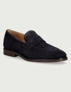 GUESS loafers slip-on pentru bărbați din piele întoarsă DRIFTKIN