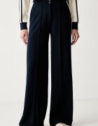 GUESS pantaloni straight pentru femei cu bumbac PHOEBE