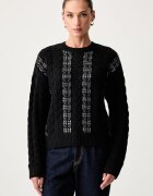 GUESS pulover pentru femei cu bumbac CASSANDRA