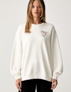 HUGO Blue hanorac pentru femei din bumbac Classic Crew_B_4