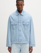 HUGO Blue jachetă pentru bărbați din denim Kirkby