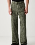 HUGO Blue pantaloni straight pentru bărbați din bumbac Gunter263