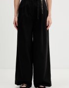 Hugo pantaloni straight pentru femei. din bumbac Henesa-2-W
