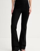 Hugo pantaloni wide leg pentru femei cu vâscoză Nolphine