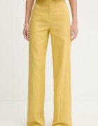 iBlues pantaloni straight pentru femei cu amestec de in CANALE