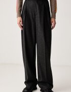 Iceberg pantaloni straight pentru femei cu amestec de lână