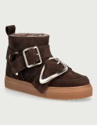 Inuikii Classic Low Buckle cizme de zăpadă pentru femei din piele întoarsă