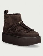 Inuikii Classic Low Platform cizme de zăpadă pentru femei din piele întoarsă