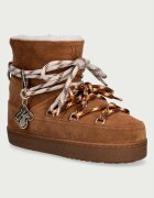 Inuikii Quilted Suede cizme de zăpadă pentru femei din piele întoarsă