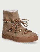 Inuikii Suede Double Tie cizme de zăpadă pentru bărbați din piele întoarsă