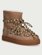 Inuikii Suede Double Tie cizme de zăpadă pentru femei din piele întoarsă