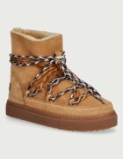 Inuikii Suede Double Tie cizme de zăpadă pentru femei din piele întoarsă