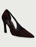 Jonak pantofi cu toc stiletto din piele întoarsă DEDGAR VELOURS