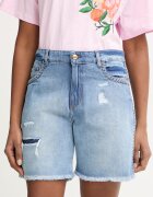 Just Cavalli pantaloni scurți pentru femei din denim