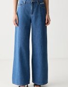 Karl Lagerfeld blugi wide leg pentru femei IKON
