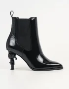 Karl Lagerfeld botine cu platformă pentru femei din piele Karl Nft Heel