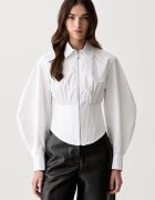 Karl Lagerfeld cămașă pentru femei din bumbac